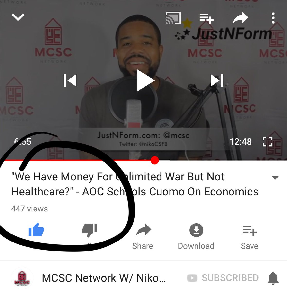 realnikohouse's tweet photo. Who can name all the things wrong with this.

The count on YouTube versus the count on reddit using the YouTube link which views are counted when the video is played. And we’re still pretending YouTube doesn’t suppress journalists? https://t.co/vkJFAdH0A8