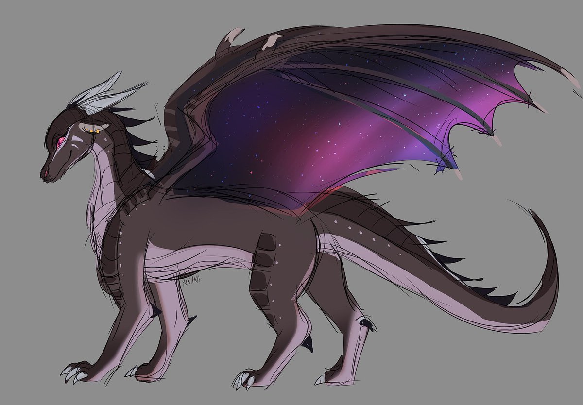 Xishka on Twitter: "I finally scribbled up the dragon oc I've been