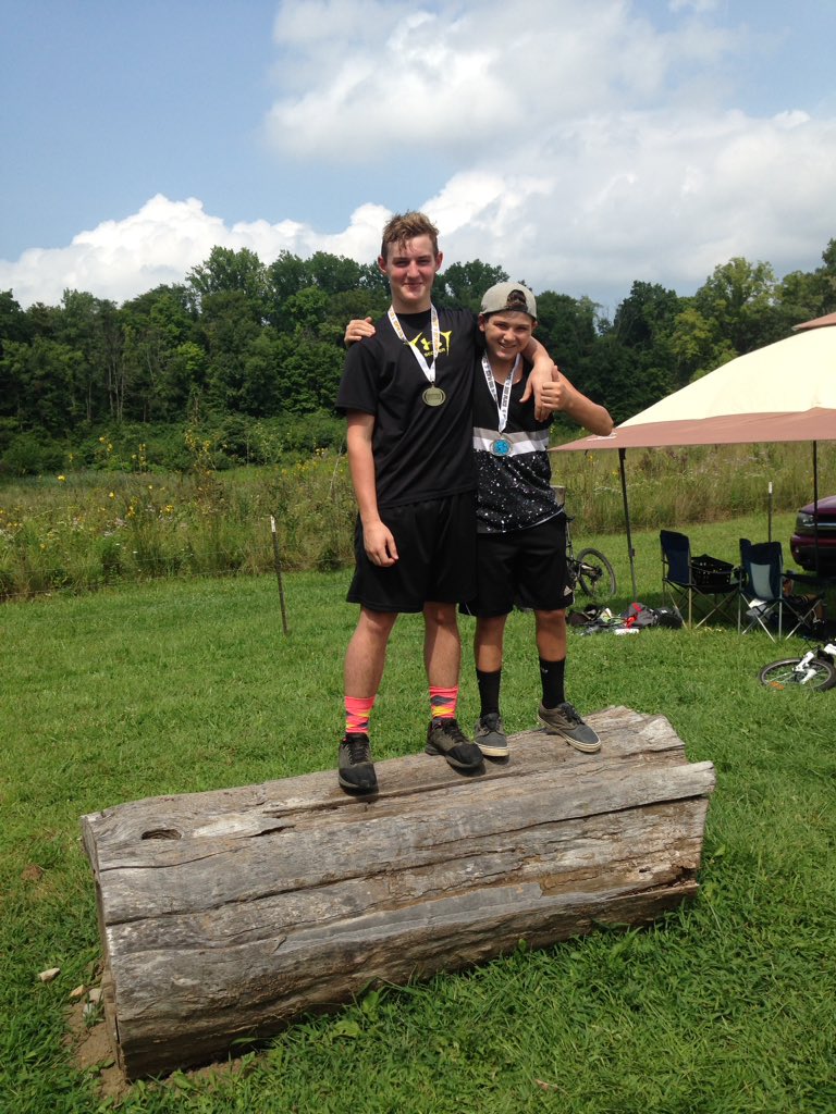 Boys Freshman:
1st - Conner Alexander, Boonville
2nd - Mason Lutz, Boonville @nationalMTB #morekidsonbikes