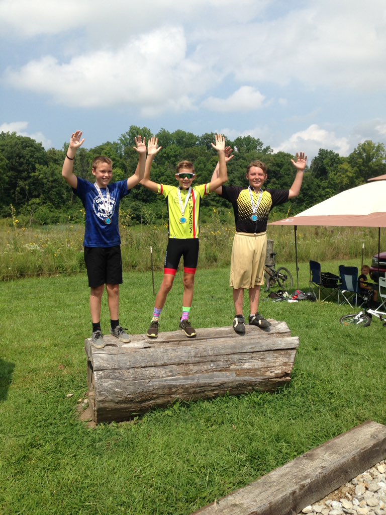 Boys 7th-8th
1st - William Repenning, Midwest Devo
2nd - Willis Sparks - Boonville
3rd -  Toby Carter, Terre Haute, Crossroads Cycling @nationalMTB #morekidsonbikes