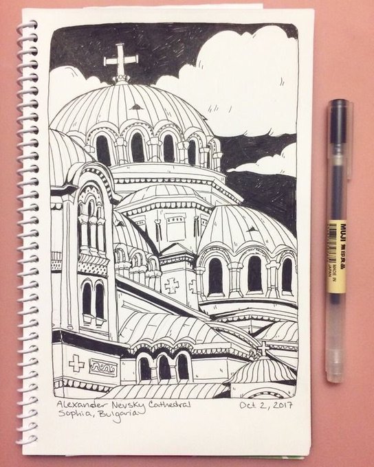 Most of my art is digital, but I always give inktober a valiant effort on paper 💪🏻 