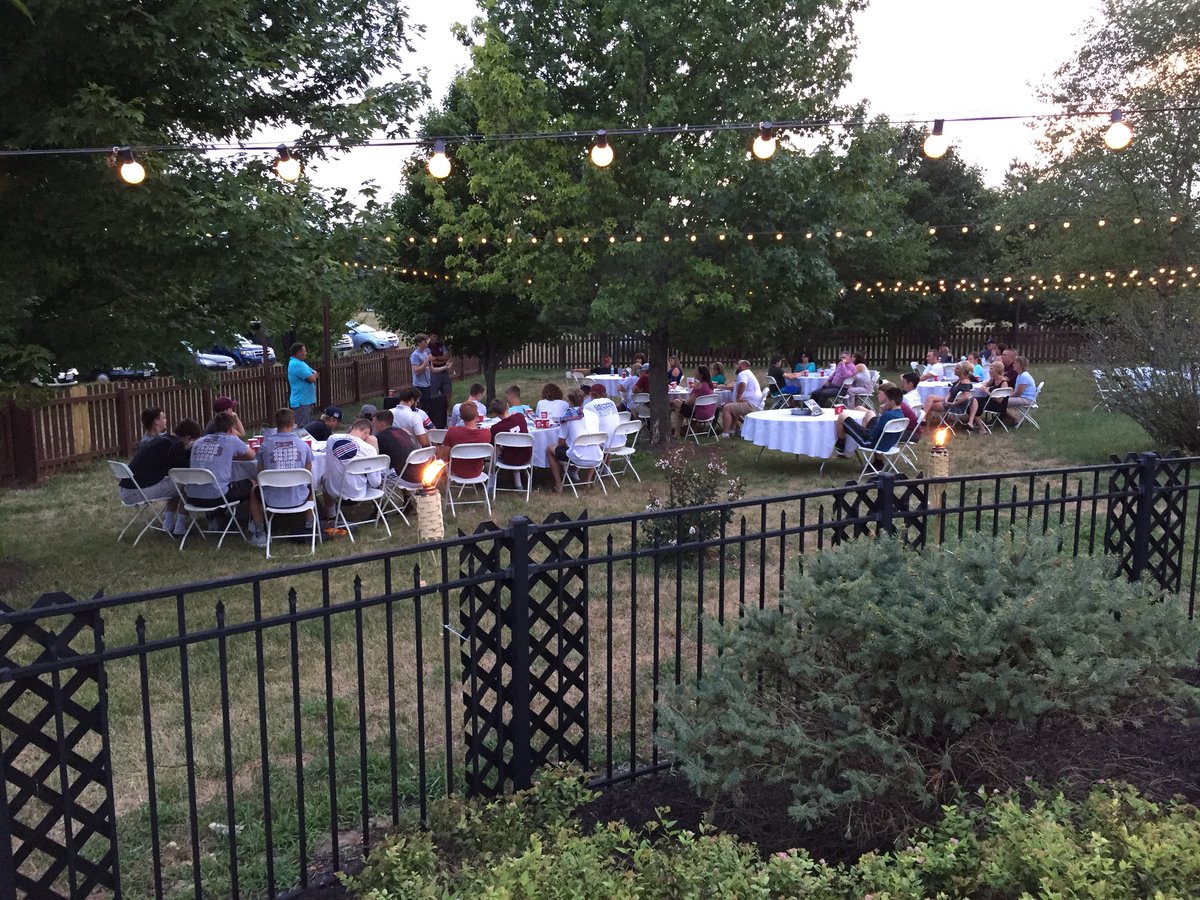 Nice night for a #straffordindian baseball party!   #sound #music #greatteam