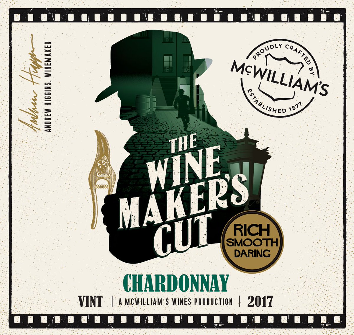 The Wine Maker’s Cut – a story of passion and intrigue for your enjoyment. With a citrus swagger and a buttery smooth charisma, our leading man chardonnay captivates chicken or seafood dishes. #chardonnay #mcwilliams #wine #winenot