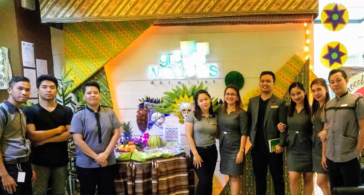 GWDormitel188's tweet photo. Come and celebrate Kadayawan with us here at GreenWindows Hotel :) the number one budget hotel in Davao City!

#Kadayawan2018
#morefuninDavao
#kadayawaningreenwindows https://t.co/KRwNXrbbZf