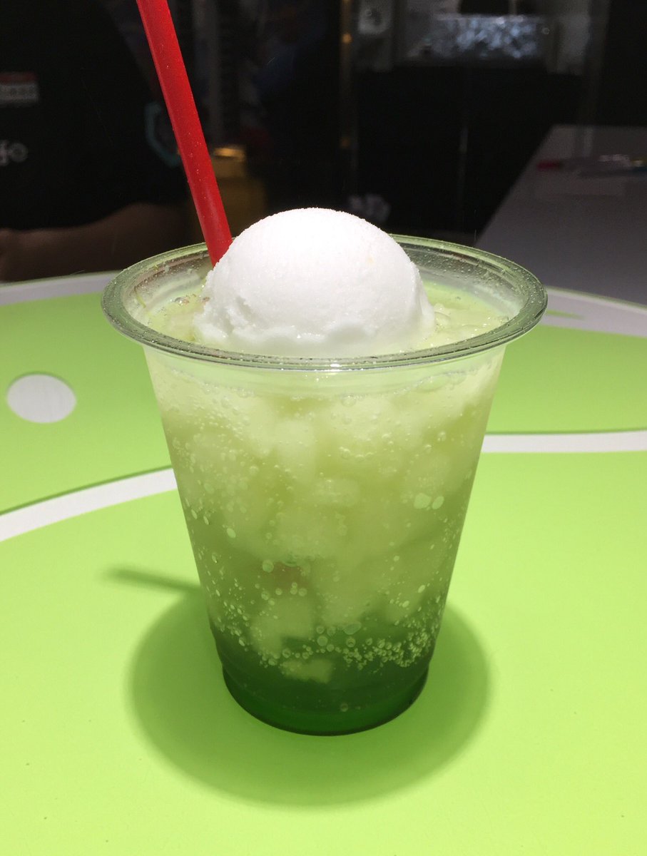 ウルフ ミルツ少尉 タイガーウルフさんのドリンク 抹茶レモンソーダ 抹茶にレモンソーダ って最初は正直思っちゃったけど タイガーウルフさんごめんなさい これが美味い G