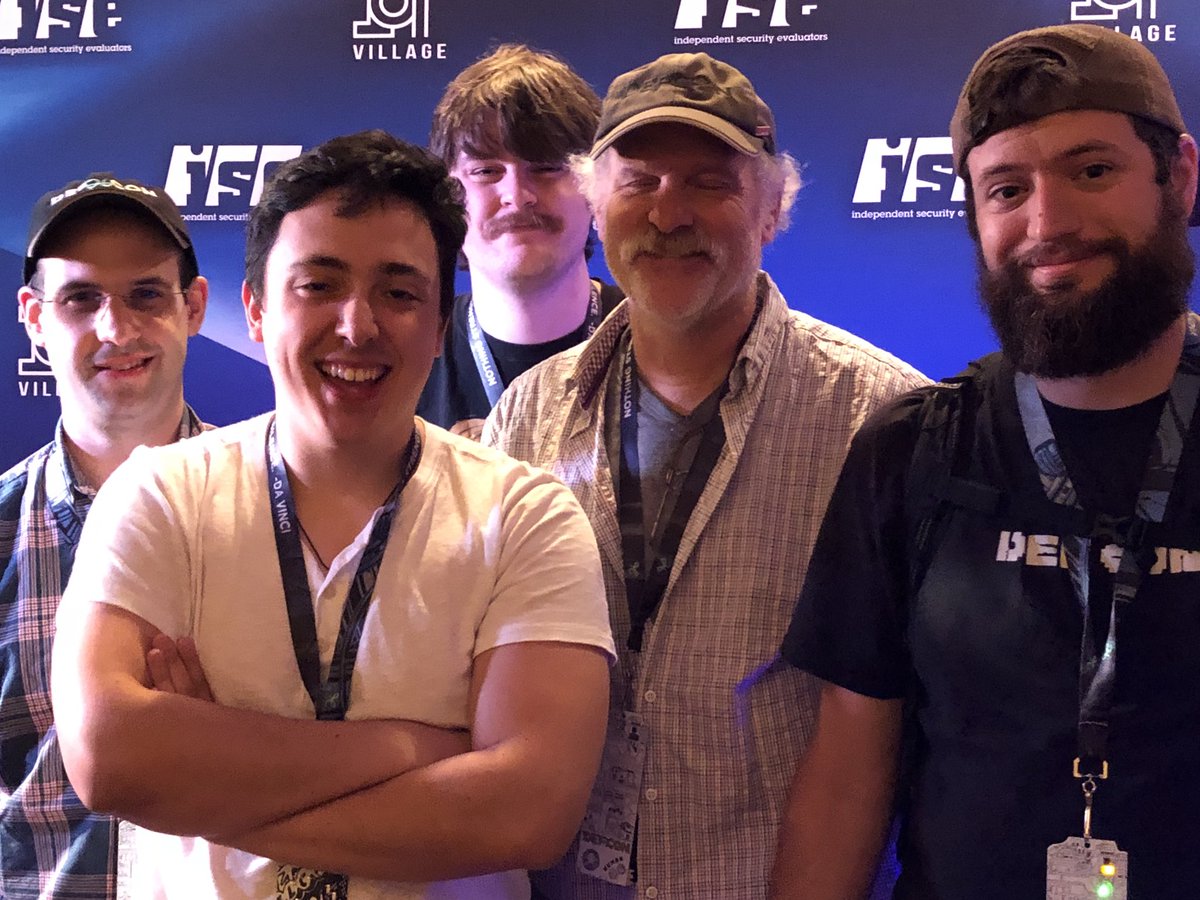 IoTvillage's tweet photo. After 5 hours of accessing the @Starbucks connected espresso machine in @IoTvillage we have 2 new bean types: @defcon bean and @thedarktangent bean

“the darkest tangent” coffee sounds good ☕️ 

Pwned by:
@DCaligo @DanielHeinen15 @jmaxxz @RandoTCustomer @ACTech66 https://t.co/9p35gHp3FE