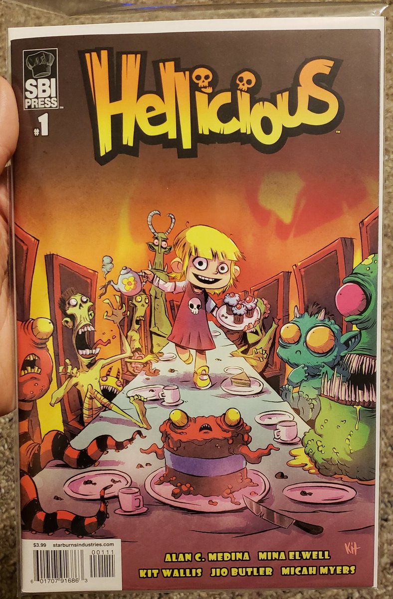 RichBelsan's tweet photo. Was finally able to track down the first issue of @Helliciouscomic! This comic is so much fun and I absolutely love the art! https://t.co/CZ48eSDXyi