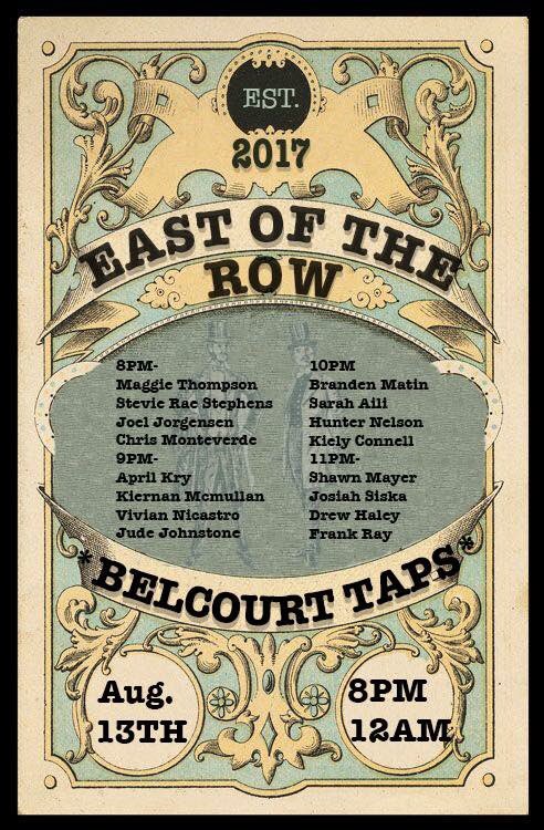 maggietmusic's tweet photo. Come out tomorrow @BelcourtTaps for #eastoftherow starts at 8🎤 I play in the first round with some awesome #musicfriends https://t.co/ulFWbGJZcg