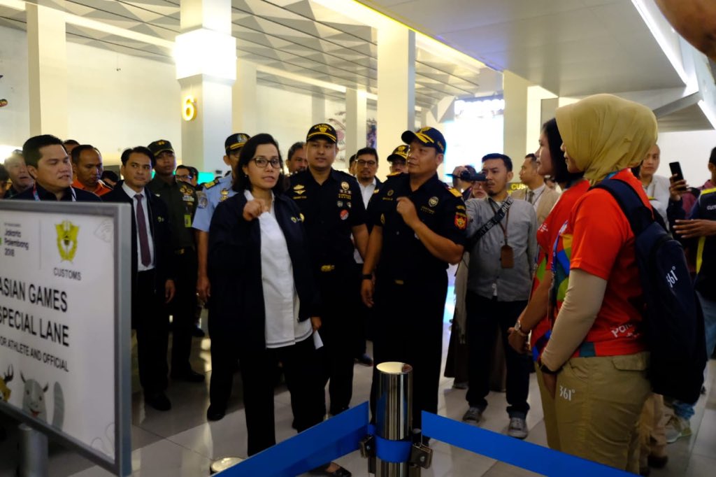 KemenkeuRI's tweet photo. #InfoKeu
Peninjauan ini bertujuan untuk mengetahui kesiapan dan kelengkapan terminal 3 Bandara Soekarno Hatta dalam menerima para atlet dan tamu #AsianGames2018 dari mancanegara.

@asiangames2018 
#AsianGamesKita https://t.co/spcgdCclaV