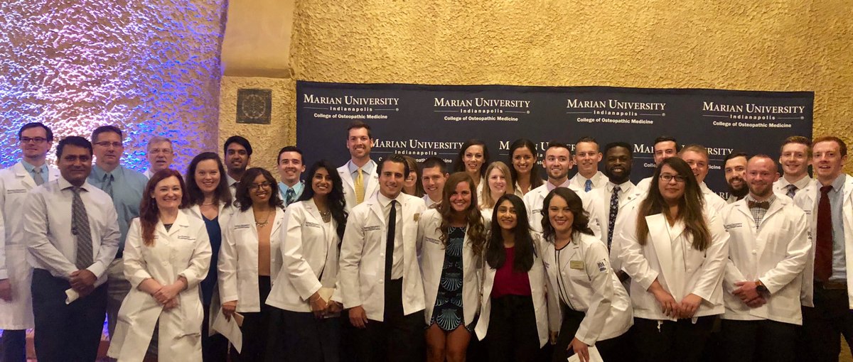 Big #BMSsuccess today! 🎊🍾👏

We welcomed 24 of our former ⁦<a href="/MUCOM_BMS_SC/">MU-BMS Student Council</a>⁩ grad students into ⁦@MUCOM_Indy⁩ as OMS-1’s!! #medschool #proudprof