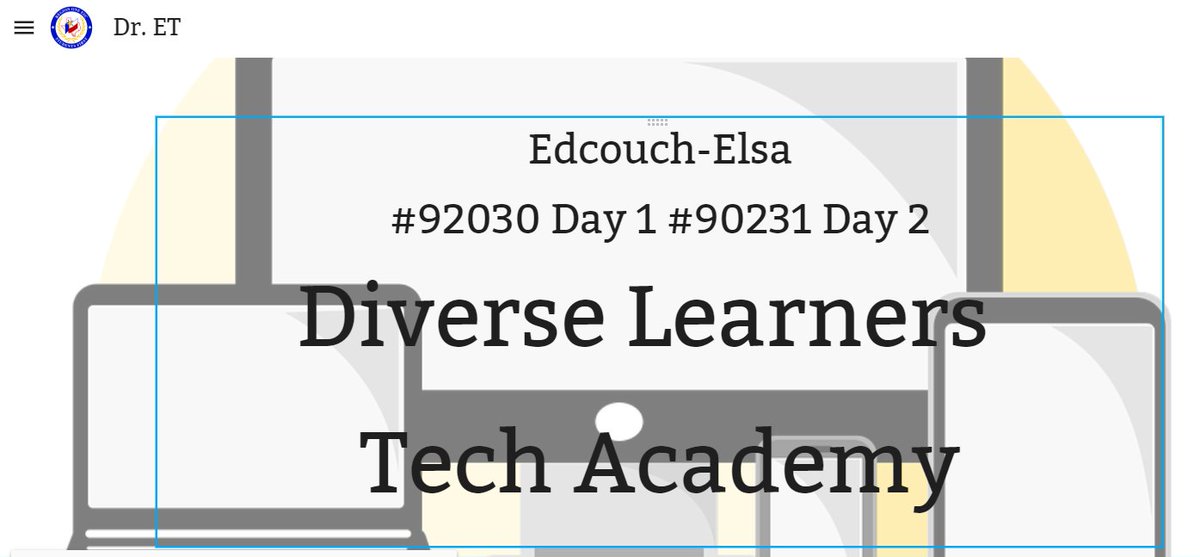 DrETontheBorder's tweet photo. Starting my week with a BANG! Monday and Tuesday! @EdcouchElsaISD thank you for the invite! #DiverseEdTechAcademy #edtech #Superpowers #GiveMeCincoDrET #Bilingual #ESL #EdTechSuperpoderes @esc1bilingual #DiverseLearners https://t.co/jqPxjmMw2b