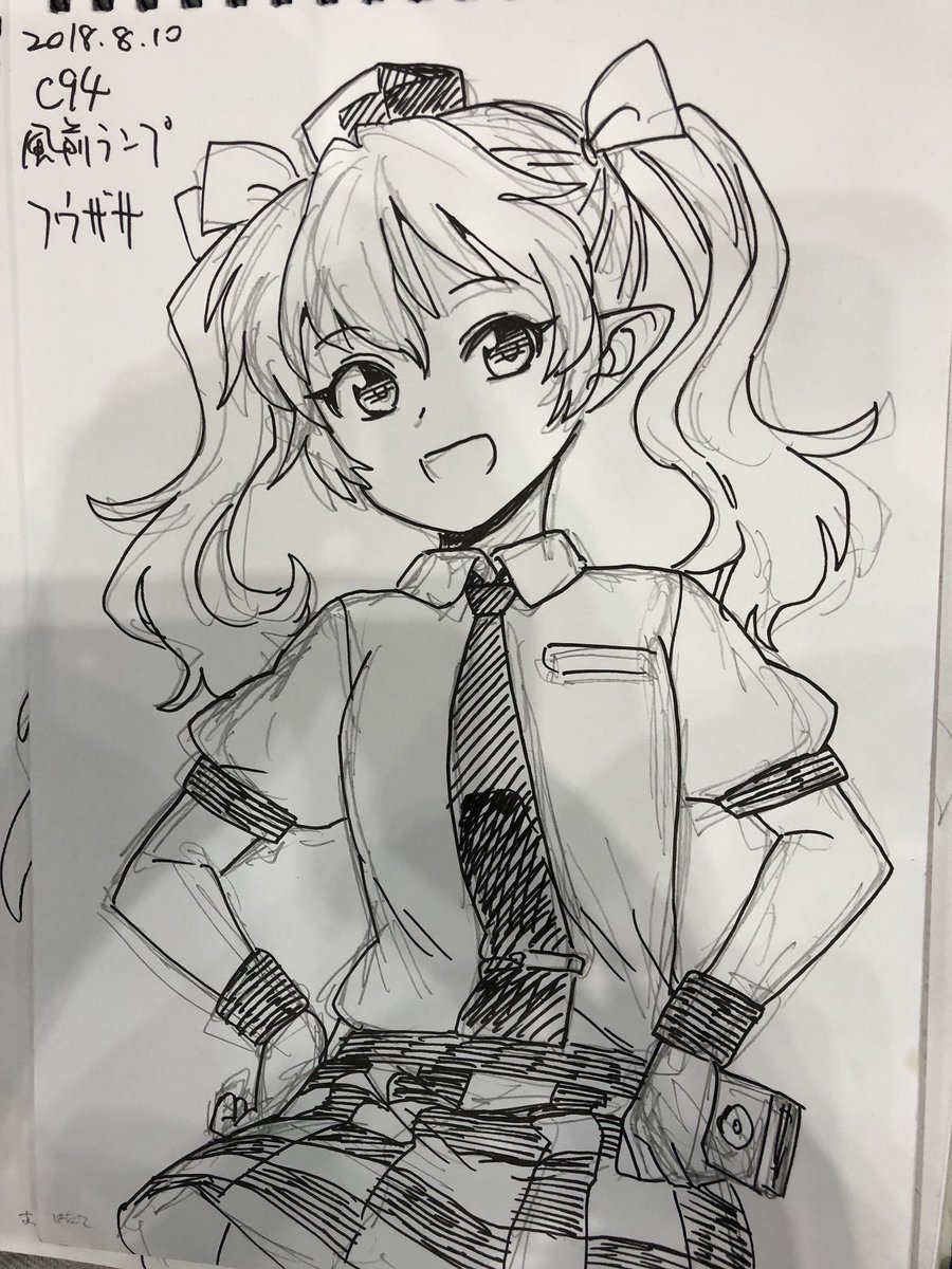夏コミお疲れ様でした。今回描かせていただいたスケブその1 
