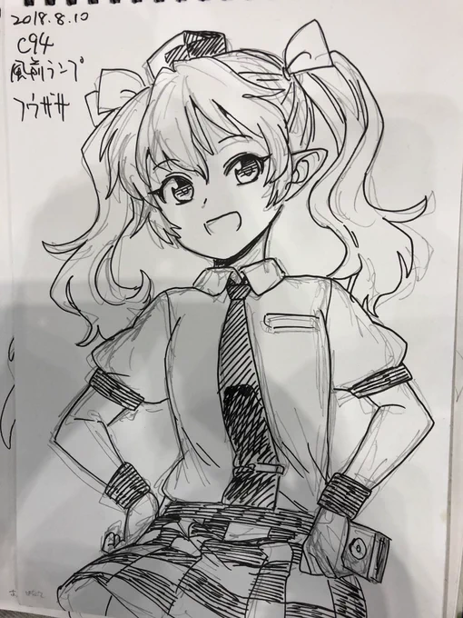 夏コミお疲れ様でした。今回描かせていただいたスケブその1 