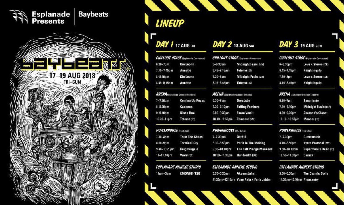 GLASSMOUTHBAND's tweet photo. Four more days to baybeats! Do catch us on the 19th of August at the powerhouse stage! https://t.co/JXcen6RijF