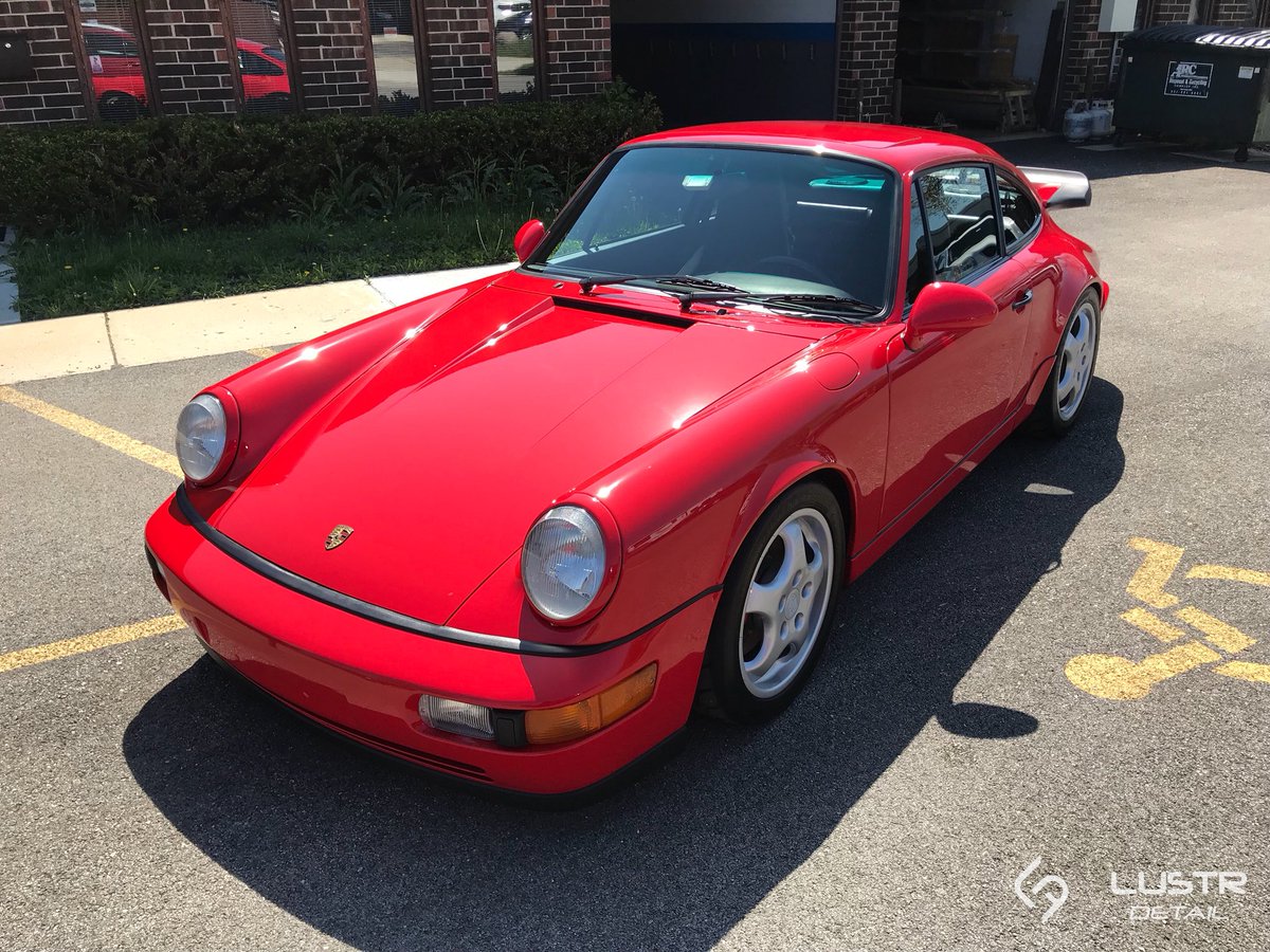 LUSTRDetail's tweet photo. This 911 has no bad angles! Itโs fully wrapped with Suntek and protected with a ceramic coating.
#lustr #cquartzfinestchicago #ceramiccoating #cquartzprofessional #chicagoppf #suntek #xpel #3m #chicagoclearbra #chicagodetailing #lustrit #porsche #911 #guardsred https://t.co/0DWW4jZmQL