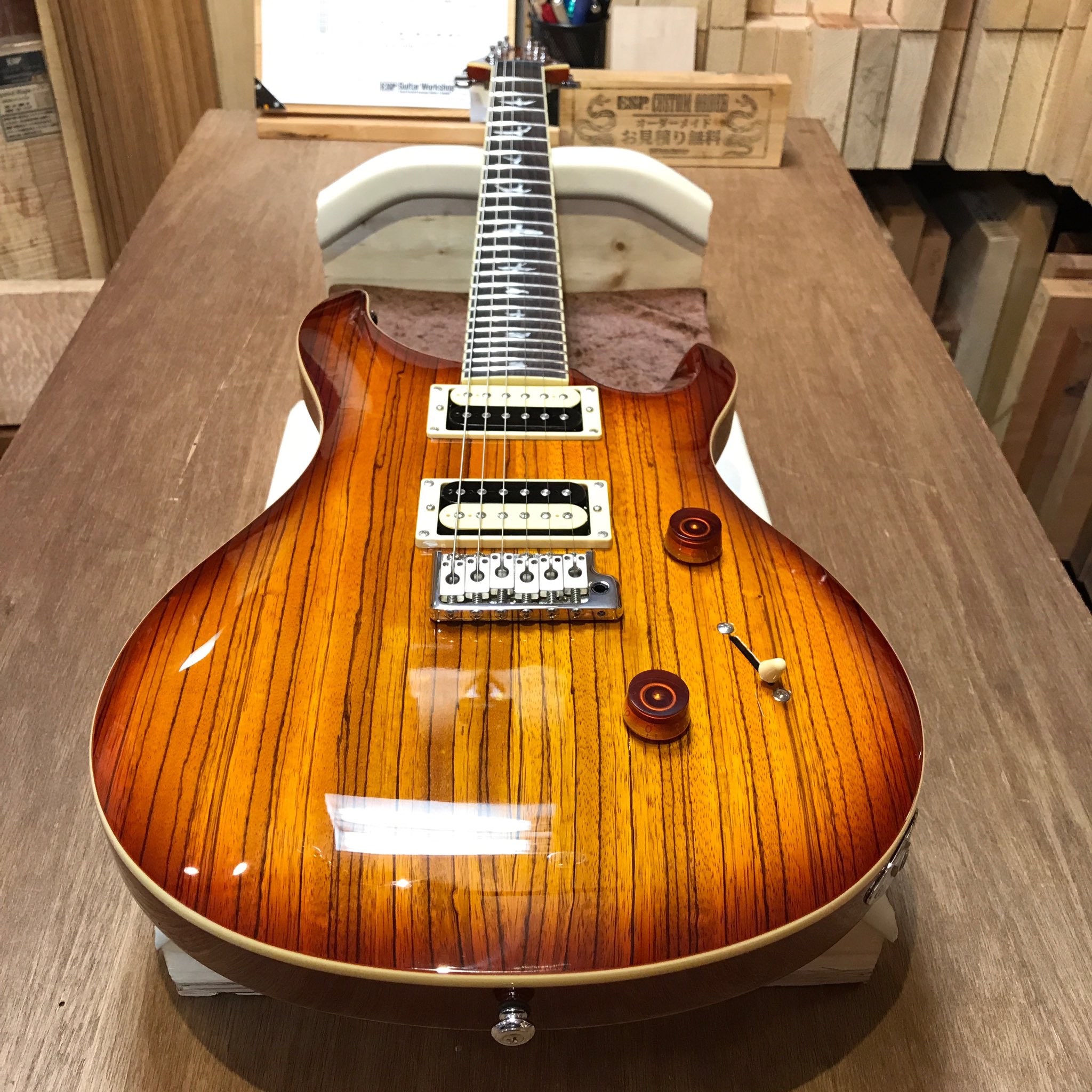 PRS SE custom24 ゼブラウッド