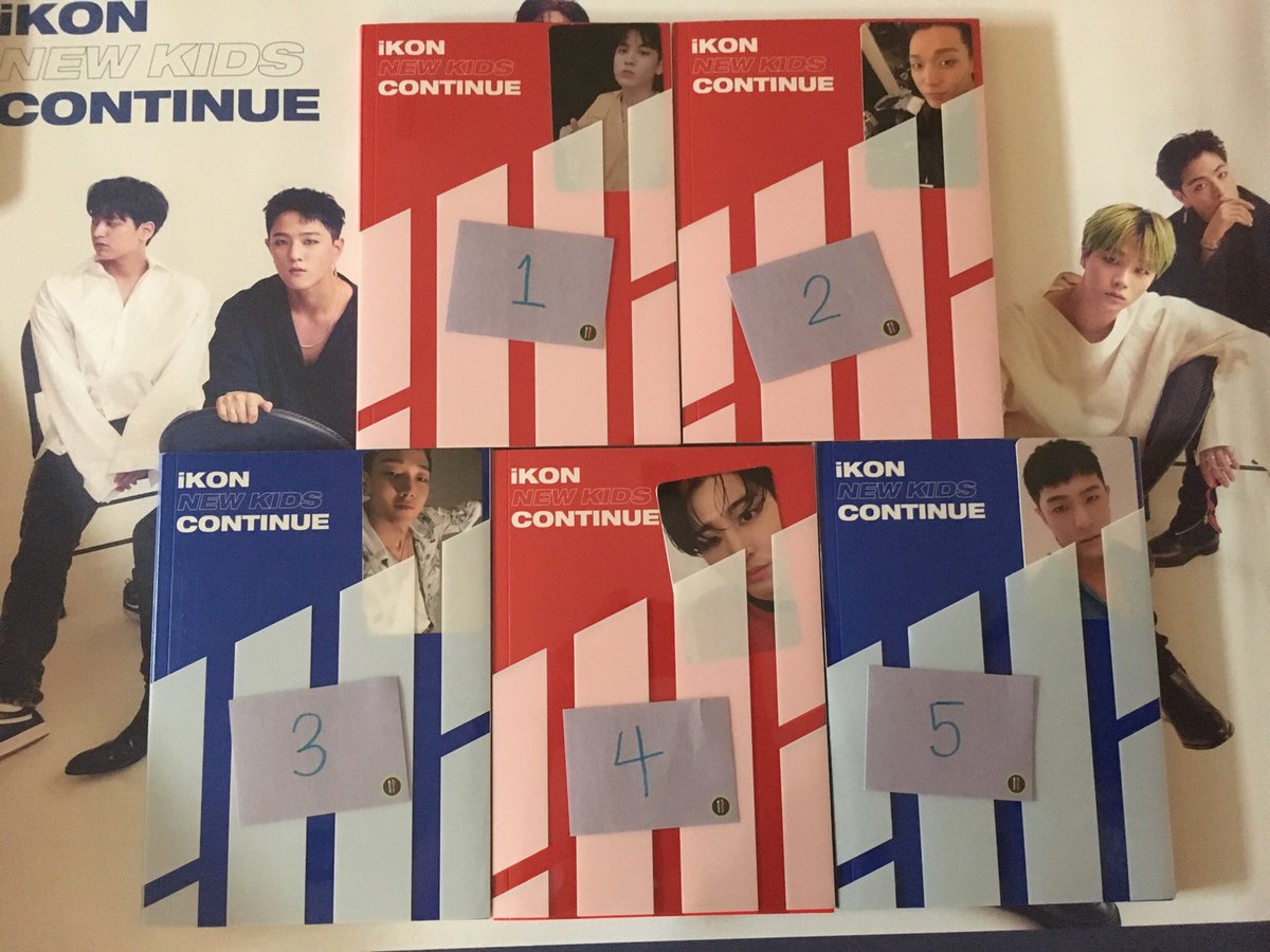Maiyamokz's tweet photo. 🎉🎉พร้อมส่ง🎉🎉
 [ อัลบั้ม #iKON_CONTINUE #NEWKIDS ] แกะการ์ดแล้ว(ไม่มีกระบอกโปส)
🔴#REDVERSION +โปสเตอร์ 
การ์ด #BOBBY #HANBIN 700 บาท
การ์ด #CHANWOO 650 บาท
🔵#BULEVERSION + โปสเตอร์
การ์ด #BOBBY 700 บาท
การ์ด #DONGHYUNK 650 บาท
#ตลาดนัดiKON #ตลาดนัดไอค่อน #วายจีสตรีท https://t.co/6HtAirvuCf