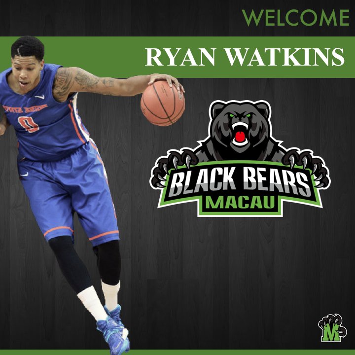 Official: Ryan Watkins signs with the Macau Black Bears for the 2018/19 ABL Season <a href="/aseanbasketball/">ABL</a>