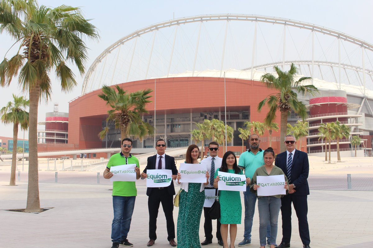 NeilwlinksQ's tweet photo. Qatar celebrating the 40th Birthday of Equiom! #equiomat40 #teamgreen @equiomgroup @LinksGroup_ https://t.co/vhPBiRq5ew