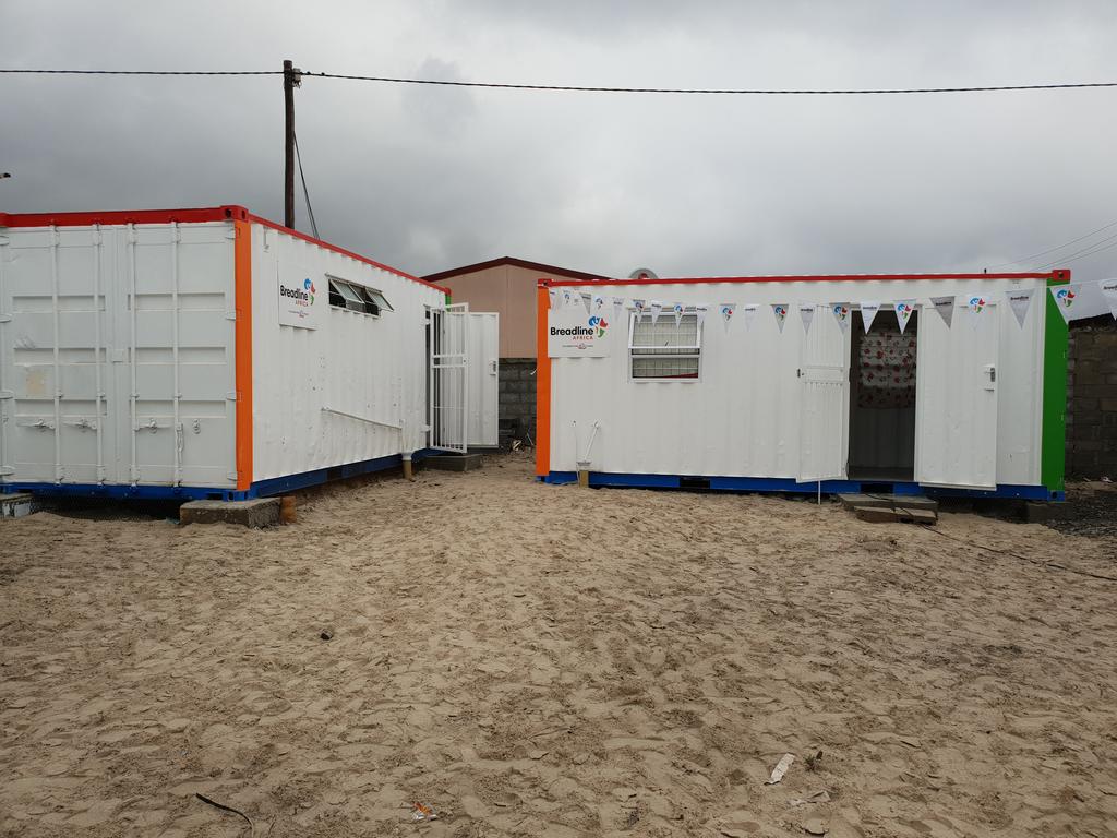 BreadlineAfrica's tweet photo. Launch day has finally arrived and today we are at Pooh Bear Educare to present the new Classroom,Kitchen and Toilet. #OpeningImagination #Breadline25 #Enablingfutures https://t.co/kI72UHyvN7