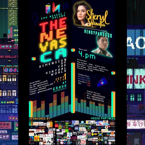 eventmalang's tweet photo. THE NEVASCA 2018 : "Dimension of The Virtual World" | Saturday, 1st of September 2018 | @ Graha Cakrawala UM | For further information: @thenevasca2018 / +6281803854402 (Hani) / +6282331724336 (Fariz) https://t.co/AP7M35oFBi