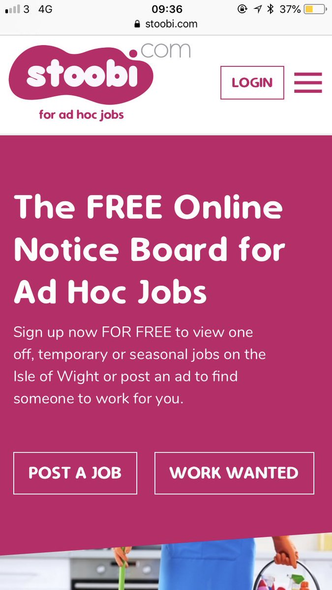 Good morning! We’ve had a couple of new ads on Stoobi this weekend - lawn mowing, Groundworker needed and a seamstress to take in a Dinner Jacket! Take a look if you have those skills. #adhocjobs #isleofwight #oneoffjobs stoobi.com