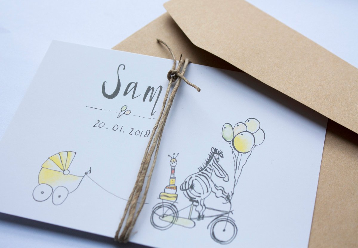designedbythe's tweet photo. Detail van een prachtig handgemaakt geboortekaartje! | https://t.co/9UPEHqG3eO | #handgemaakt #geboortekaartje #custom #waterverf #aquarel #inkt #jongen #meisje #baby #newborn #babycard #geboorteaankondiging #ontwerp #hip #lief #handmade #welcomelittleone #kraftpapier https://t.co/mUQJYcOwLV