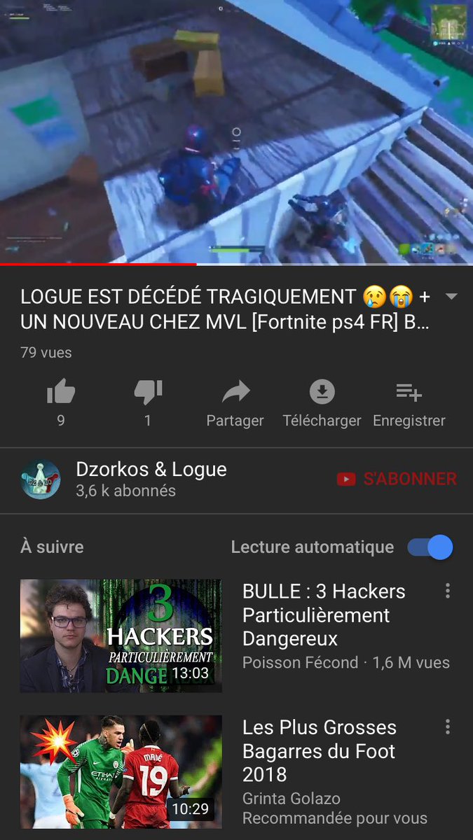 dzorkos's tweet photo. Nouvelle vidéo les gars 😉😉 https://t.co/0n6BqbMFjs