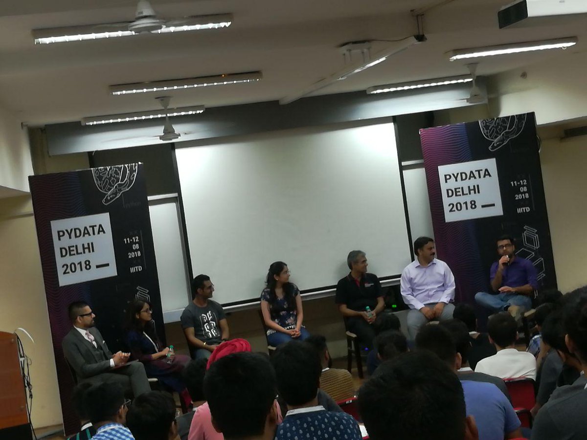 nightwarriorftw's tweet image. Awesome weekend spend at #PyDataDelhi18 .Get to know how big is the power of Data Science and how the world is advancing with it. #python_power