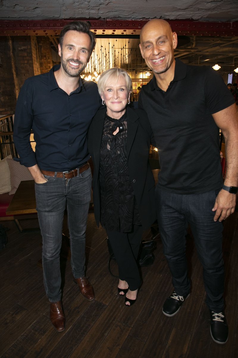 WhatsOnStage's tweet photo. Some lovely pics of Glenn Close, Jonathan Pryce and @michaelxavierUK at the launch of The Wife at Picturehouse Central. 

📷 @danwooller https://t.co/QDJuDGTMtd