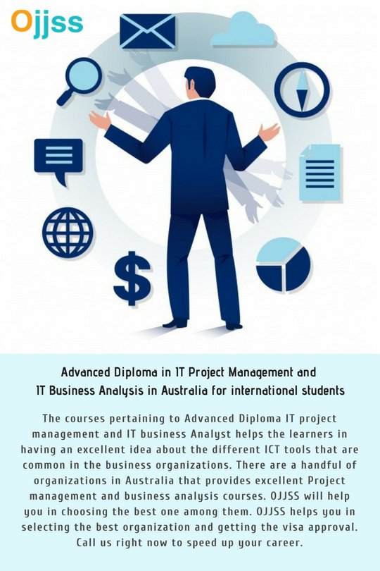 Advanced Diploma in IT Project Management & IT Business Analysis in Australia for International Students
#studyinginaustralia #diploma #projectmanagement #business #analysis