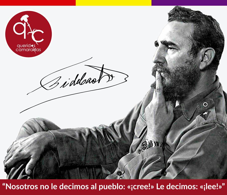 Hace 92 años llegó al mundo un revolucionario llamado Fidel Castro. Nos enseñó a luchar y defender el socialismo y la libertad de los pueblos. Hoy, seguimos sus enseñanzas. Sigues siendo ejemplo, Comandante.