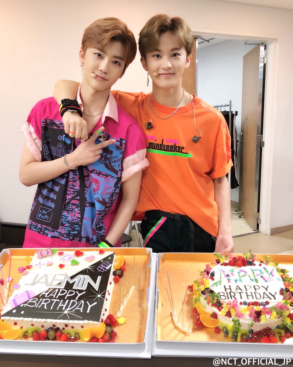 NCT_OFFICIAL_JP's tweet photo. 誕生日おめでとう！ジェミン！！
HAPPY BIRTHDAY ♡ JAEMIN !!

8月生まれの2人^^

#HAPPYJAEMINDAY
#JAEMIN #NCT https://t.co/q4U6rJ4ivd