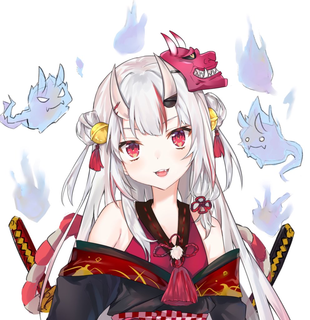 百鬼あやめ ホロライブ2期生 En Twitter 人間様達よはじめまして ホロライブ2期生 百鬼あやめ なきりあやめ というぞ この度バーチャル鬼神になるために式神と共に幽世から来たのだ W これからはyoutube Openrec などで生放送や動画投稿していくから