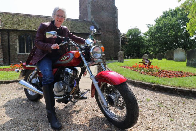 The Revving Rev sets off today! Julie, her husband &amp; daughter set off today from Gaywood Church to start their journey to Inverness. Good luck from all of us at West Norfolk Mind! Have a safe journey and we can't wait to hear all about it. To sponsor them uk.virginmoneygiving.com/revvingrev