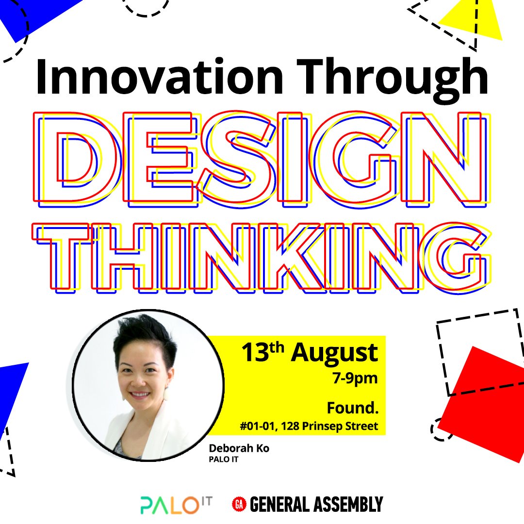 PALOITSingapore's tweet photo. Design Thinking is not just for designers. Join PALO IT's Head of Research, Dr Deborah, as she debunks myths of Design Thinking and shares the fundamentals behind the approach this evening. Don't miss out: https://t.co/UMmSk4dHnn
#DesignThinking #Design #Community #PALOITSG https://t.co/1D1mRiRzjm