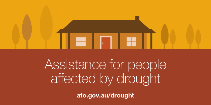 ato_gov_au's tweet photo. If you’re affected by #drought &amp; experiencing financial difficulty contact us on 1800 806 218 for tailored support. More info @ https://t.co/ZoIjMyoGJ3 #DroughtRelief #AussieFarmers https://t.co/kdNF4WXy6o