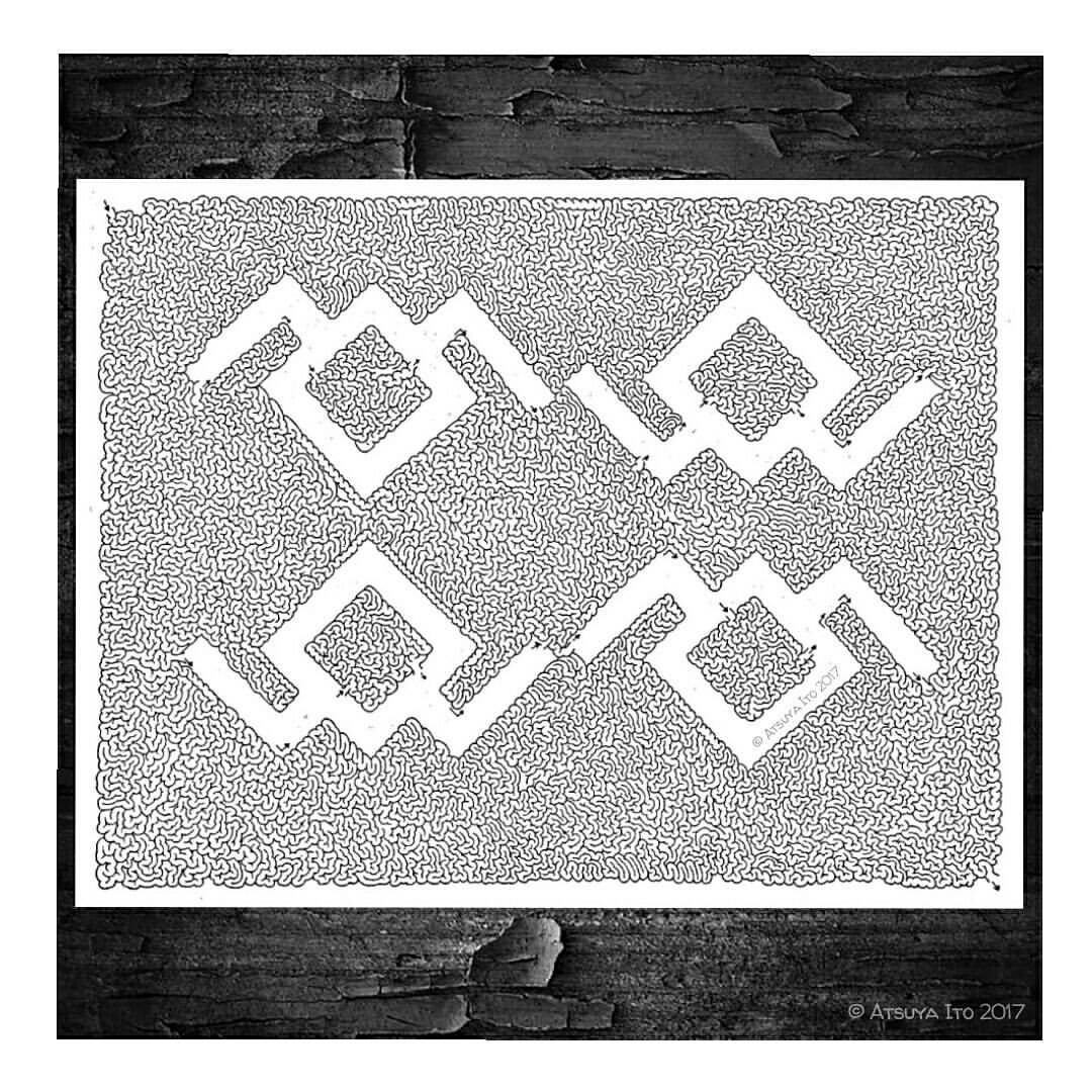 atsuyaito's tweet photo. #twinpeaks #labyrinth #maze #mazes #idrawmazes #owlcavesymbol  🌲🦉🌀🌀✏ https://t.co/B5X0RUucZz