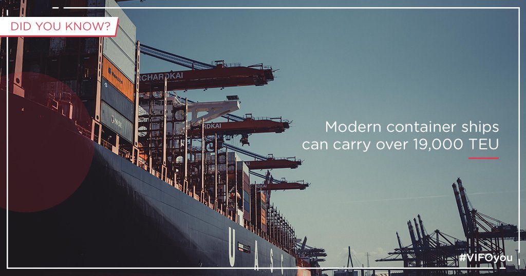 VIFO_EN's tweet photo. More than 20 million containers are being shipped actively on any given day. Together they make up about 200 million trips a year. For more such facts from the freighternity, download the VIFO app: https://t.co/YXb6514p0K #VIFOyou https://t.co/KUt7UFAOAv