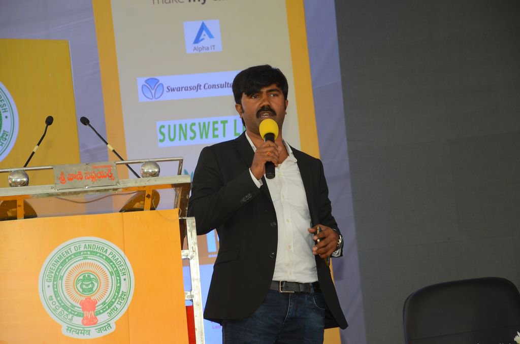 IotTechsource's tweet image. Techsource Europe CEO Ashok Bandaru addressing AP NRT event in @Guntur about new Technologies . @IoT @Digitalization @Makeinindia