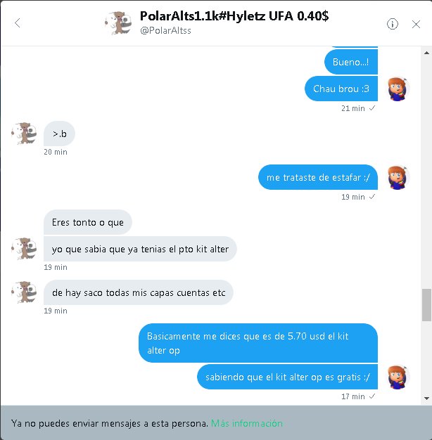 KeffenSlowS's tweet photo. Exposed a este chico @PolarAltss me dice que si le puedo hacer un diceño etc etc etc... despues me pasa tu kit alter op de 5.70 que creo el con un men mas y me y lo descargo y hece kit alter op es gratis y ya lo tenia hace 2 meses

RT para difundir se agradece Md si quiere el kit https://t.co/2V96R87thI