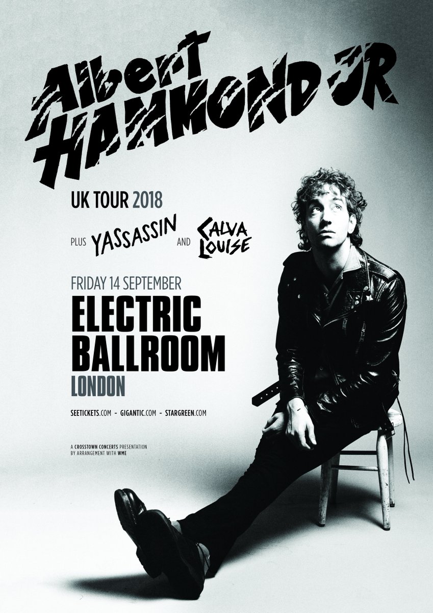 See you in September with @yassassinmusic &amp; <a href="/calvalouise/">Calva Louise</a>, London!! 🇬🇧