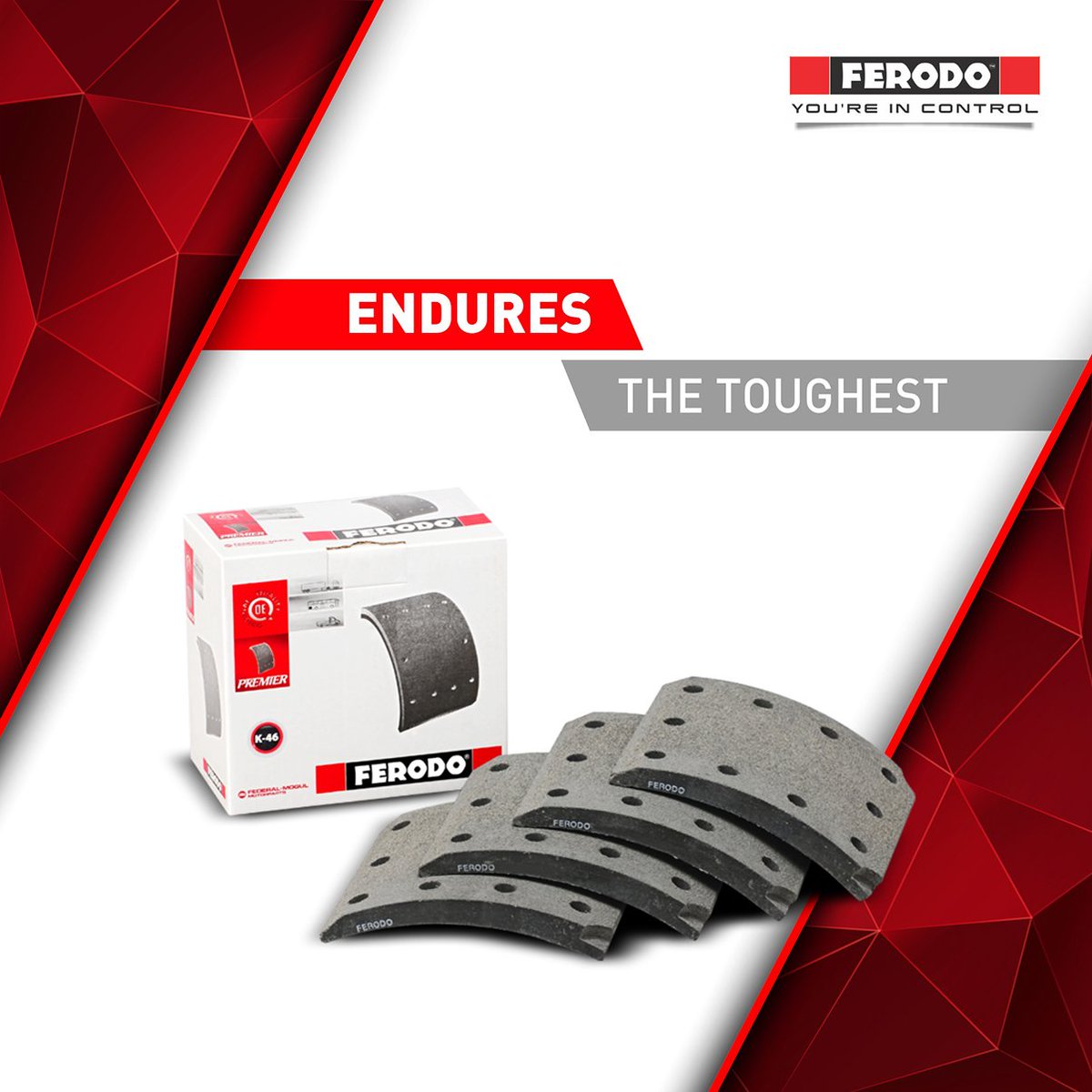 FerodoIndia's tweet photo. Better sustainability, better durability only with #Ferodo CV Lining. Visit us at https://t.co/30jg4KSxgg.
#brakelinings https://t.co/Qf3P36xwG2