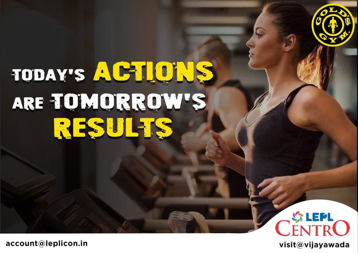 leplcentro's tweet photo. Join Gold'sGym in @leplcentro #Vijayawada, India to enjoy better results
#GymMind #Workouts #Fitness #MondayMotivation https://t.co/U7uFBz4qVb