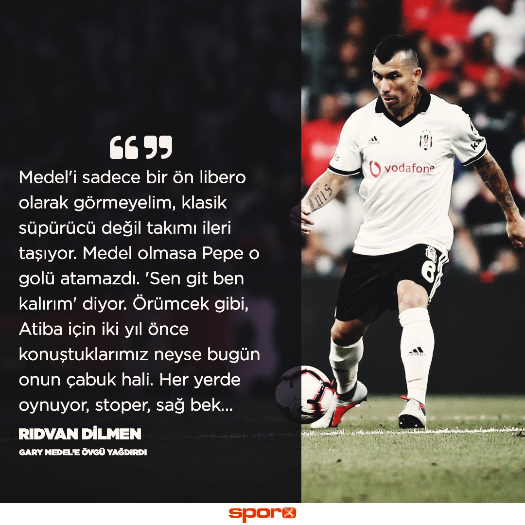 "Medel örümcek gibi" 🕷️
―🗣 Rıdvan Dilmen