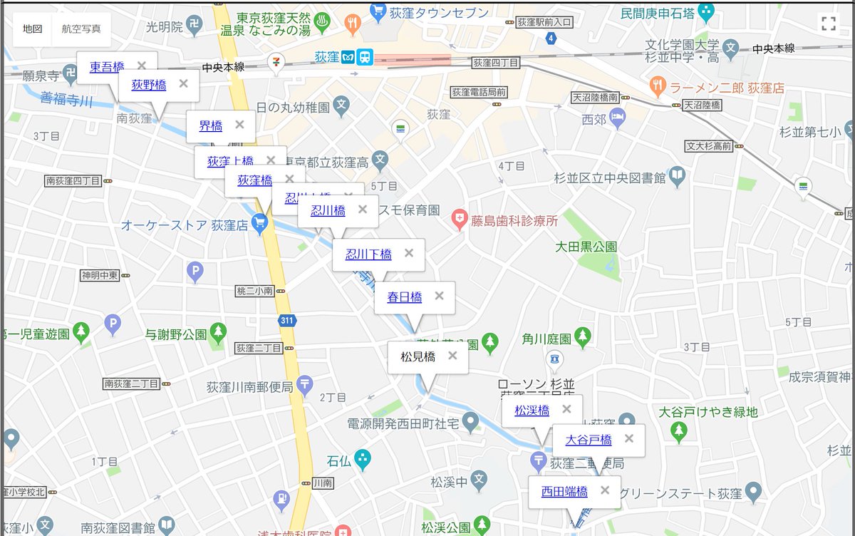 Toshihito Takamoto 杉並区 善福寺川 危険氾濫水位に近づいてますhttps T Co 1ob4t4nsvh jr中央線 荻窪駅南側 松見橋付近 Toshihito Takamoto 杉並区 善福寺川 危険氾濫水位に近づいてますhttps T Co 1ob4t4nsvh jr中央線 荻窪駅南側 松見橋付近