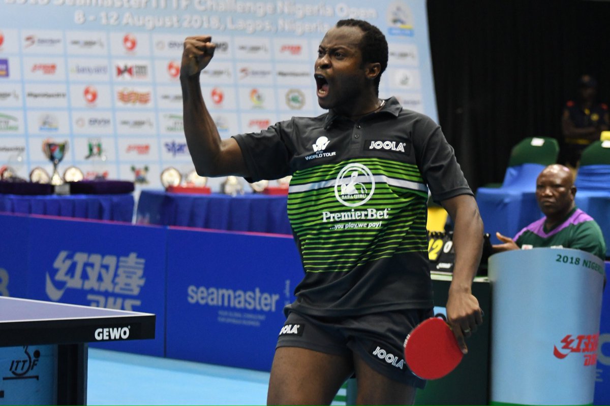 OfficialSuo's tweet photo. Meanwhile, #YouKnowSay #NigerianOpen2018 table tennis 🏓 men's champion @AQttennis   Only make am to QF last year? Today he is the Champ! 

Never Give Up fam....#MondayMojo #NewWeek #Goals #BeLikeAruna 💪🏾😎 https://t.co/ulfwb0va21