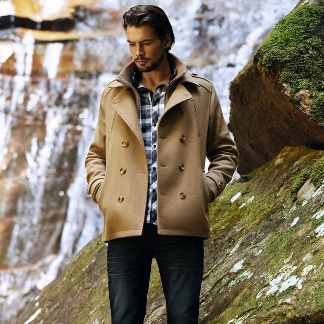 We're warming up in the Jez Melton Coat.