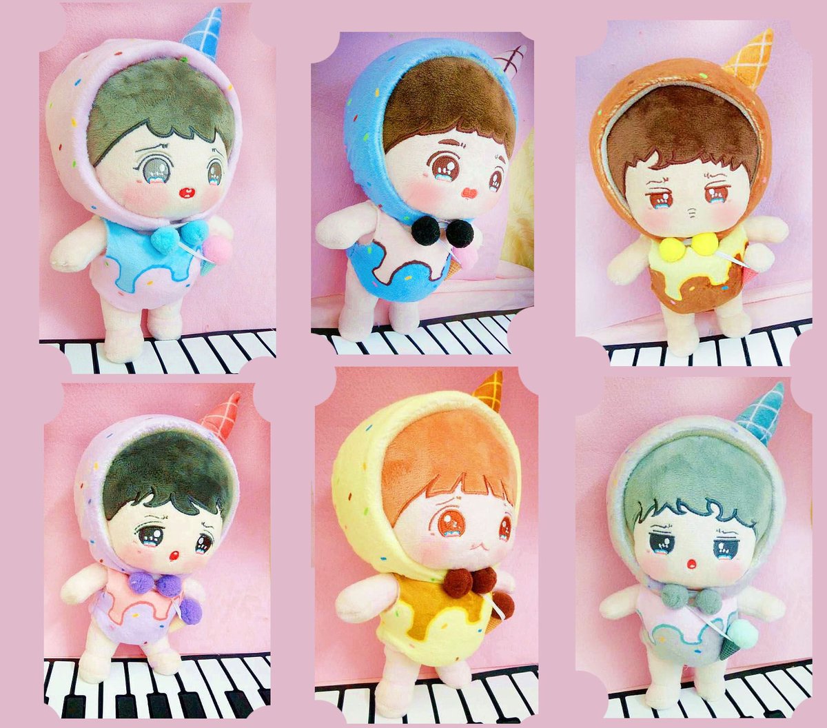 minmin99shop's tweet photo. [PH GO] EXO ICECREAM DOLLS

📌1,190PHP + fees +local sf
📌DOP: Aug 20 upto Aug 28
📌ETA: The dolls will be under production so expect that it will take months~^^ (TBA)
📌Ice cream doll set 
🎁plus one ice cream bag gift 
+ freebies from us

#Exodoll #PHGO #EXO https://t.co/n1kne1y14Y