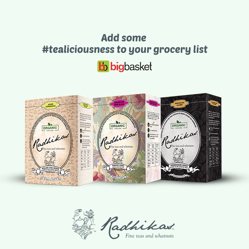 RadhikasTeas's tweet photo. It's #Hustle time, guys! Make sure you start off the week with a cup of #RadhikasFineTeas that:
•Refreshes
•Revives
•Awakens
#MondayMotivaion #Teacharge #Organic #OrganicTea #Tea #StayHealthy #StayFit
Visit: https://t.co/PVi3bOo5CY https://t.co/yGW5cvR0sD